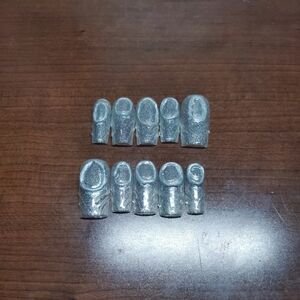 Handmade Silver Cat-eye Press Ons